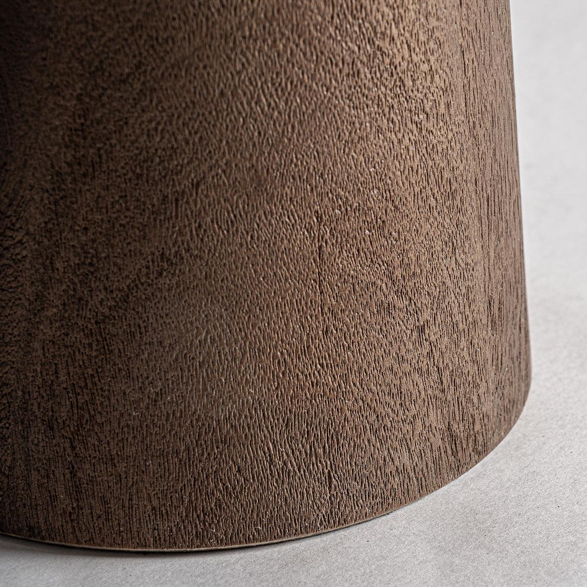 Lámpara de pie Megeve — Madera de mango marrón