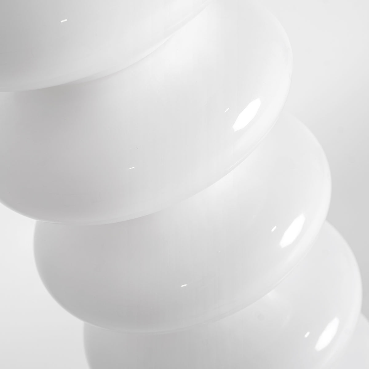 Lámpara de pie Tiare — Cristal blanco