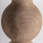 Lámpara de pie Touches — Madera de mango marrón