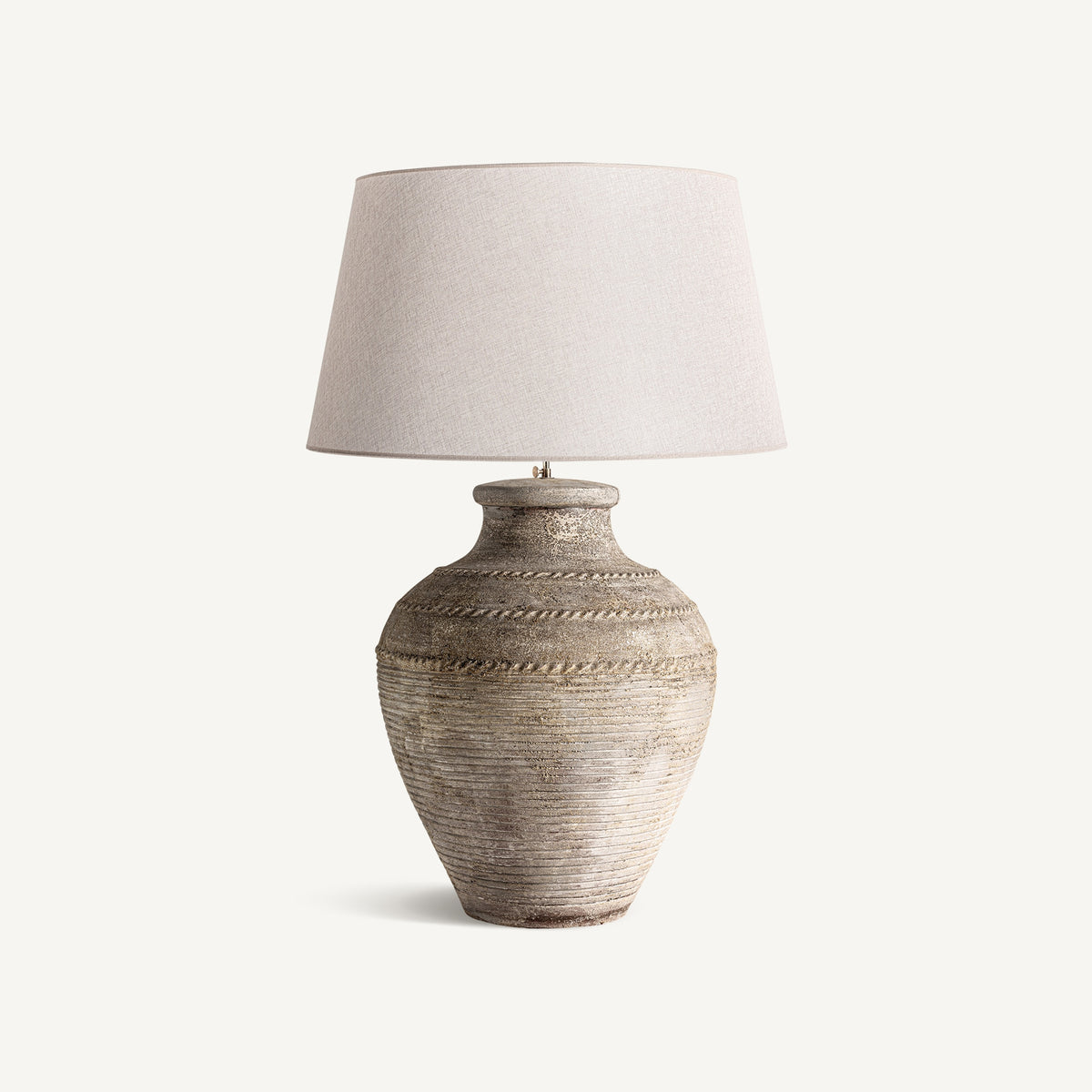Lámpara de sobremesa Liouc — Terracota tonos claros envejecido