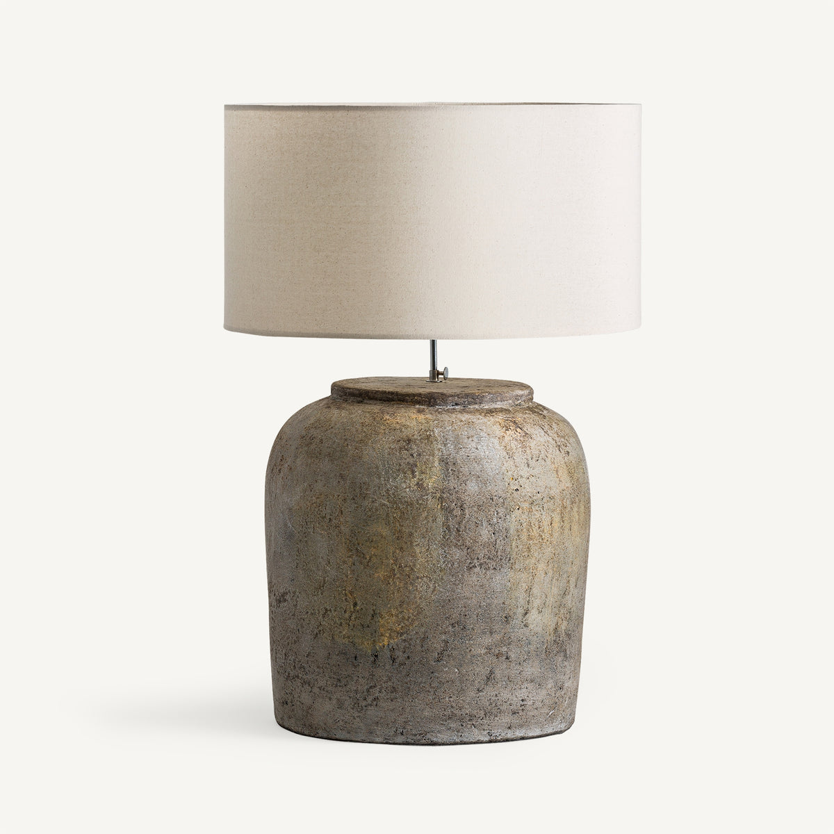 Lámpara de sobremesa Sigrid — Terracota gris envejecido