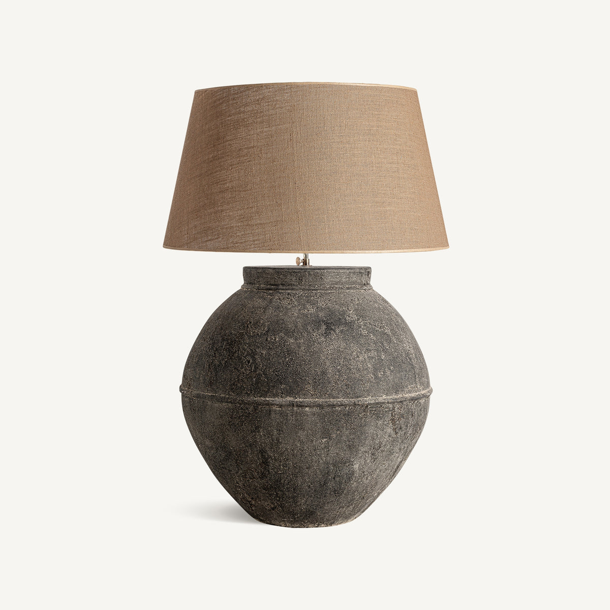 Lámpara de sobremesa Taillac — Terracota gris envejecido