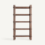 Librería Hambye — Madera de acacia marrón