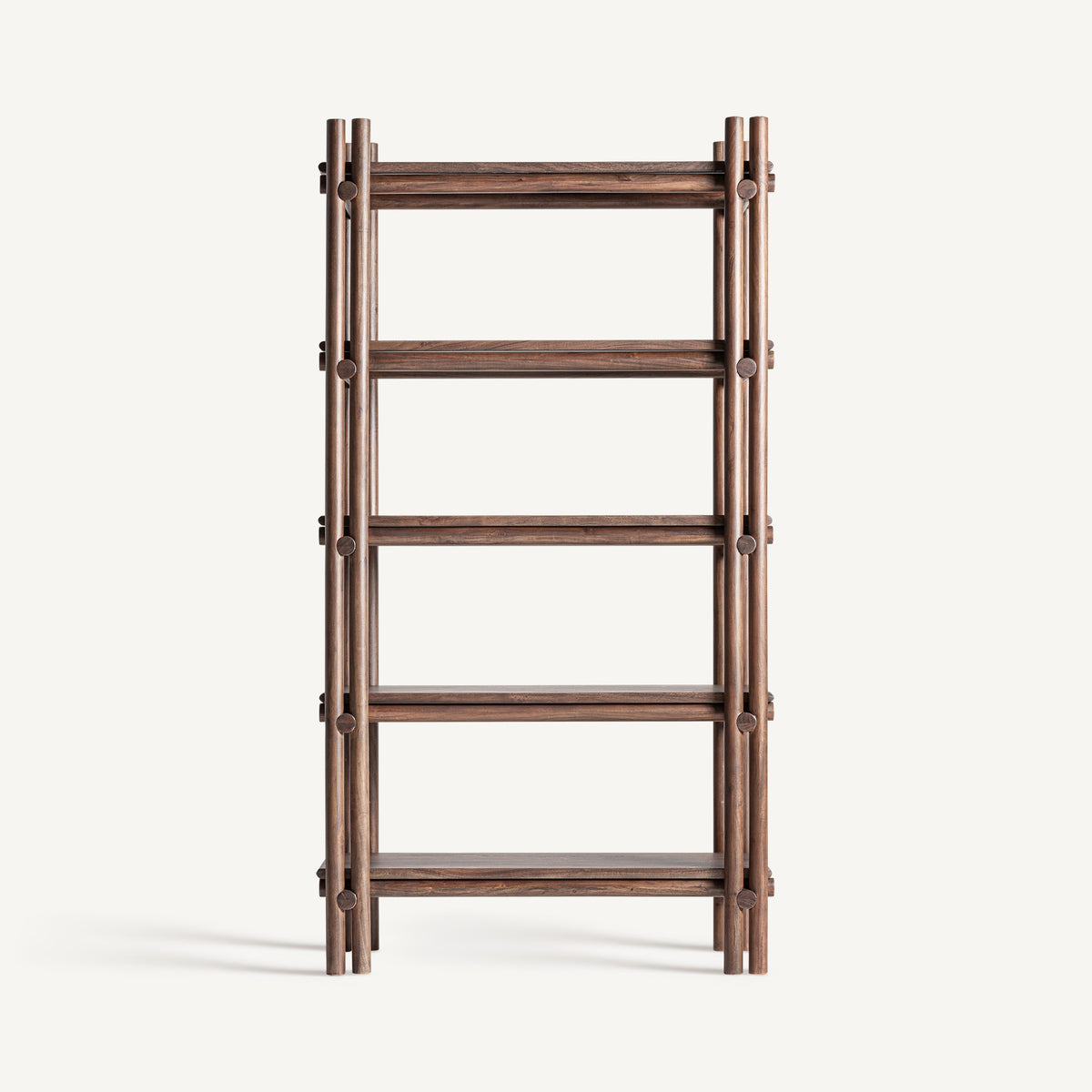 Librería Hambye — Madera de acacia marrón