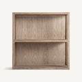 Libreria modular Bern — Madera de pino reciclado marrón