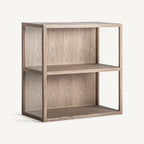 Libreria modular Bern — Madera de pino reciclado marrón