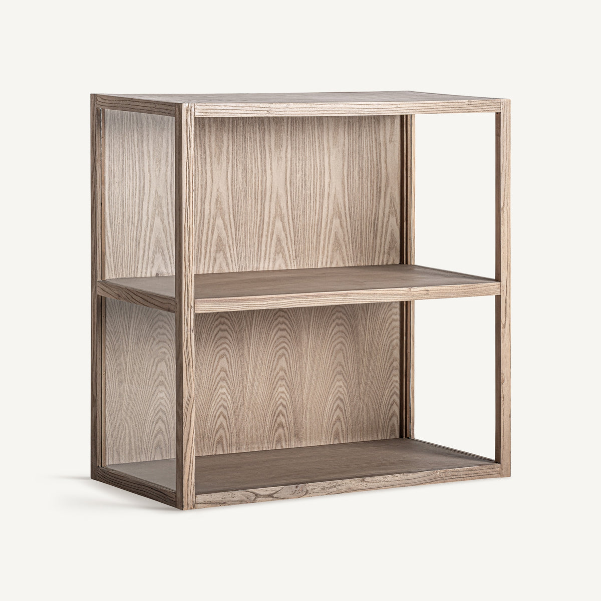 Libreria modular Bern — Madera de pino reciclado marrón