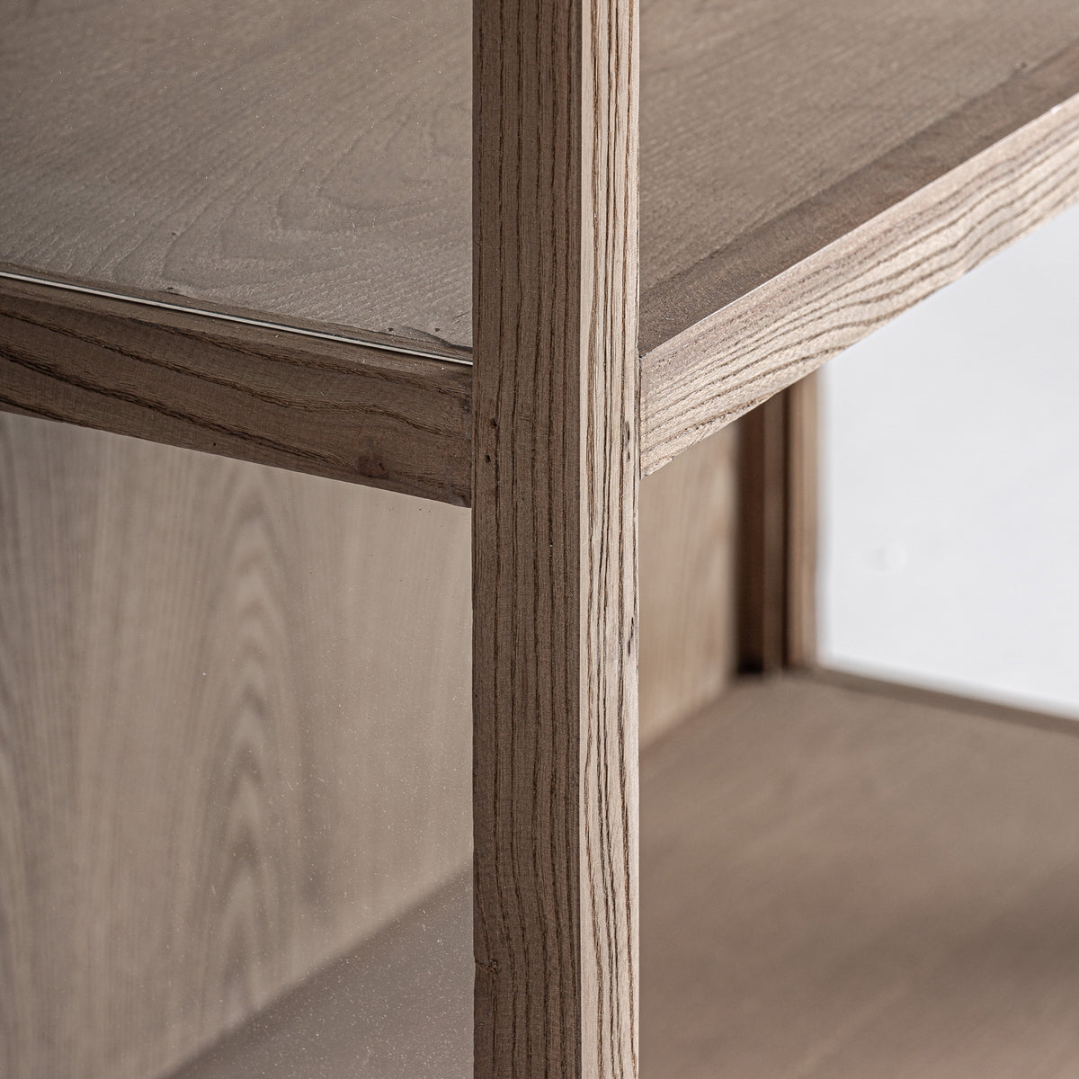 Libreria modular Bern — Madera de pino reciclado marrón