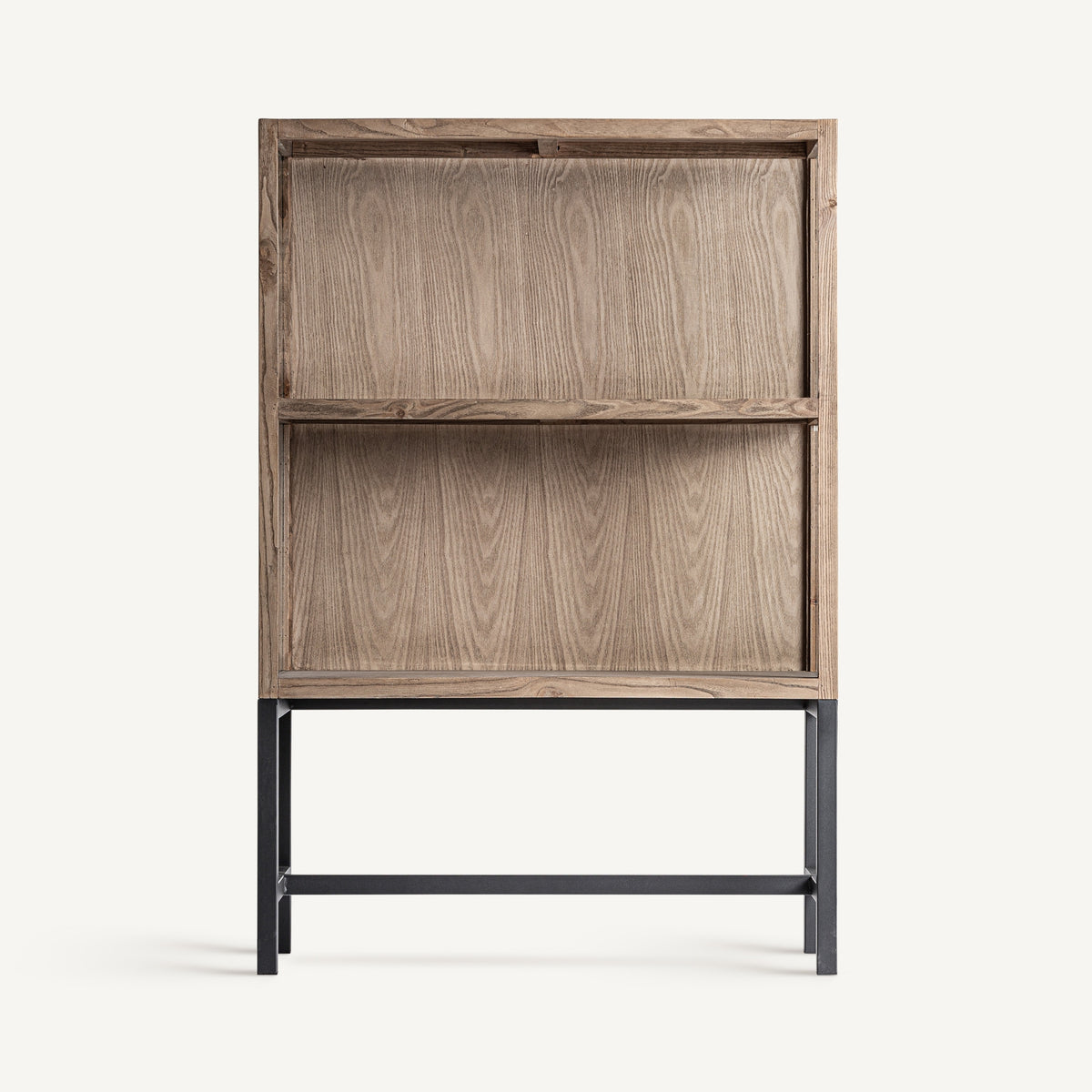 Libreria modular Bern — Madera de pino reciclado marrón