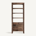 Librería Samsun — Madera recuperada marrón