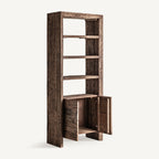 Librería Samsun — Madera recuperada marrón