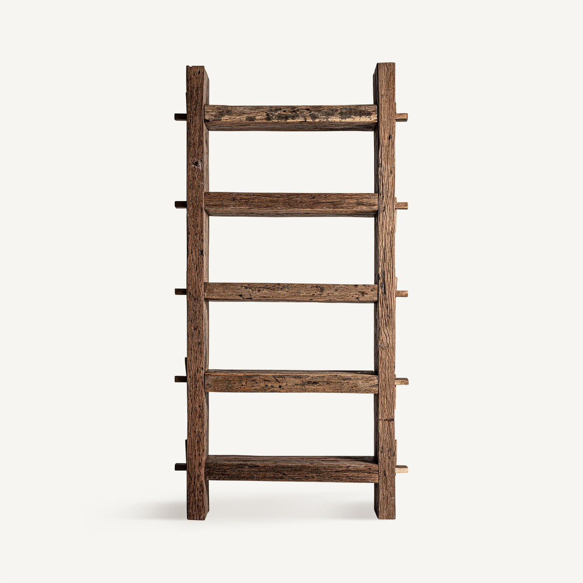 Librería Walding — Madera recuperada marrón