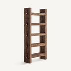 Librería Walding — Madera recuperada marrón