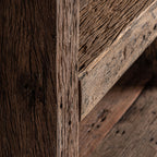 Librería Walding — Madera recuperada marrón