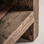 Librería Walding — Madera recuperada marrón