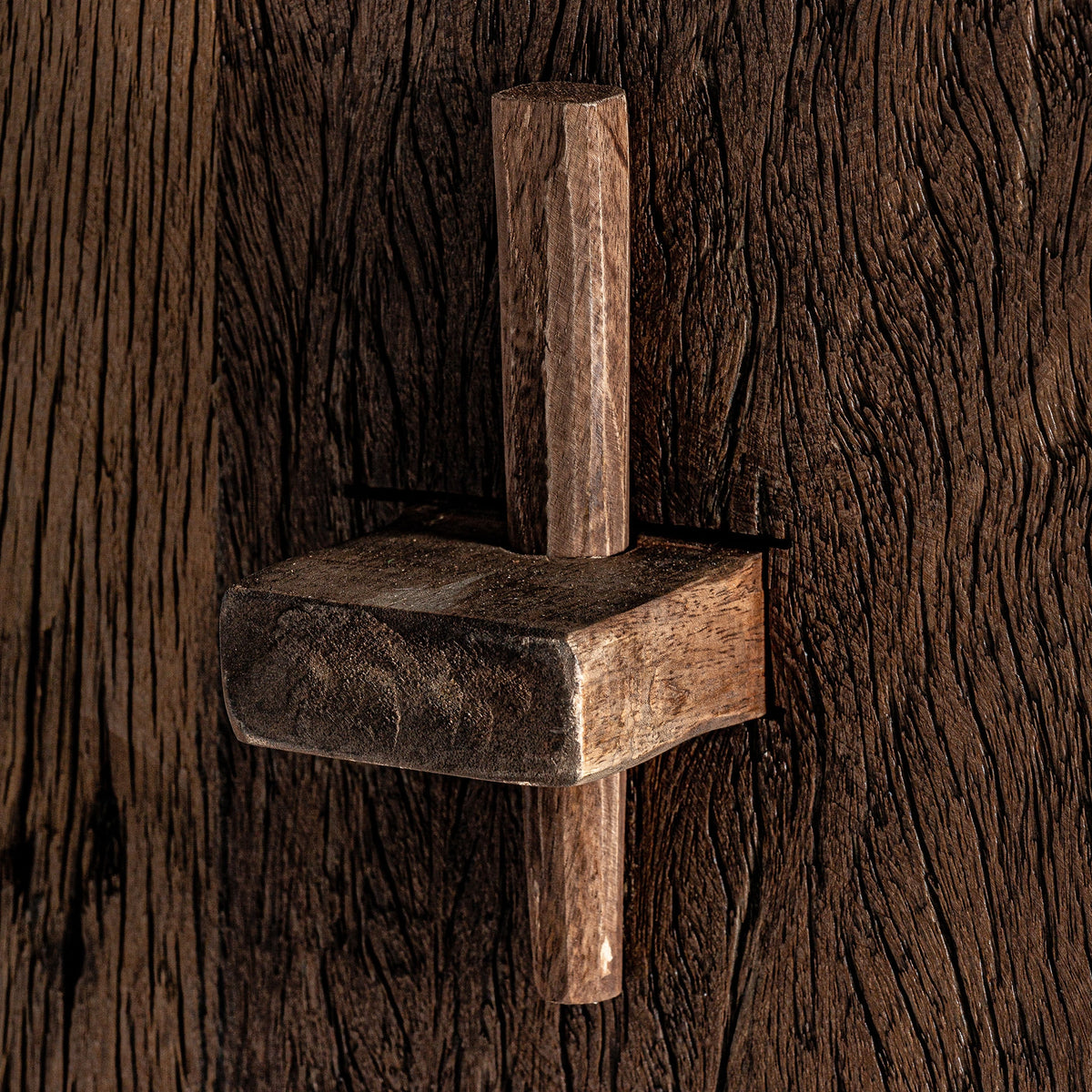 Librería Walding — Madera recuperada marrón
