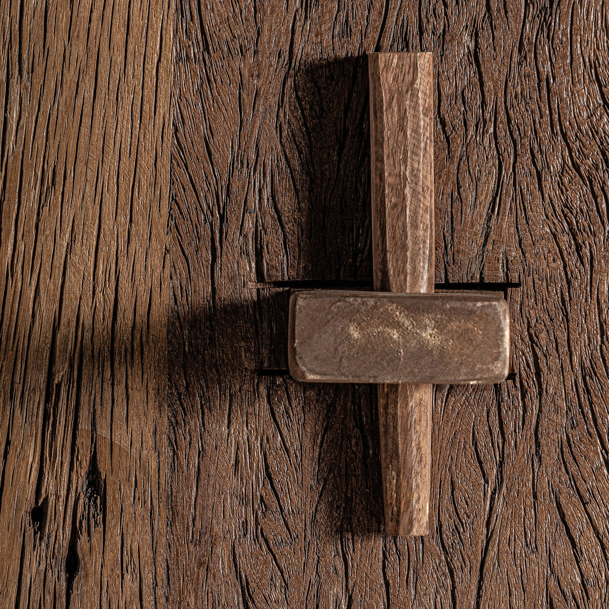 Librería Walding — Madera recuperada marrón