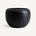 Macetero Blaghe — Terracota negra