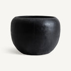 Macetero Blaghe — Terracota negra