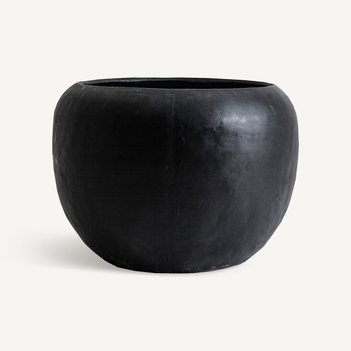 Macetero Blaghe — Terracota negra