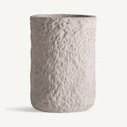 Macetero Brod — Cemento blanco roto