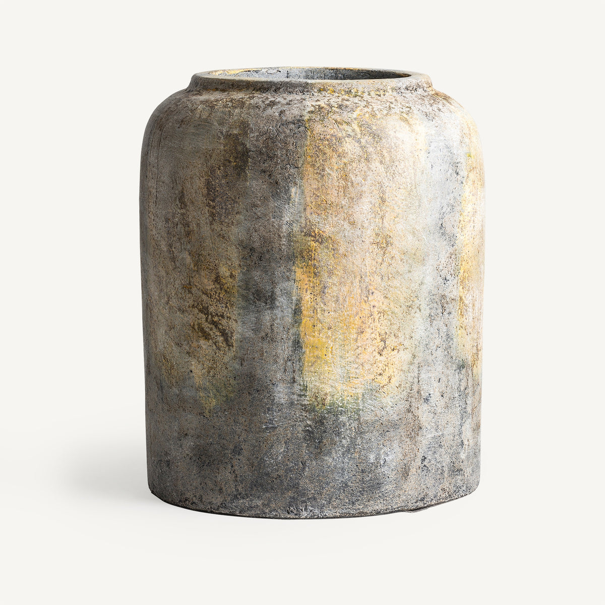 Macetero Gry — Terracota gris