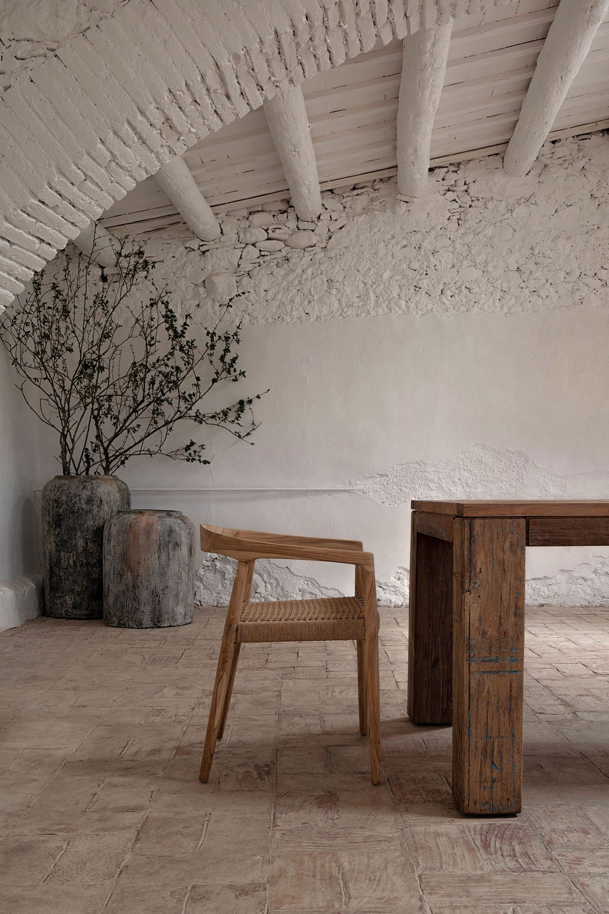 Macetero Gry — Terracota gris
