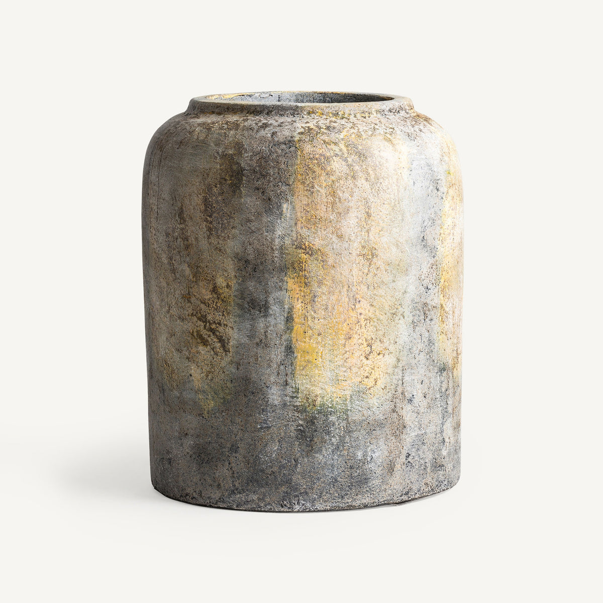 Macetero Gry — Terracota gris
