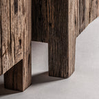 Macetero J/2 — Madera recuperada marrón