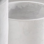 Macetero J/2 — Terracota blanco roto