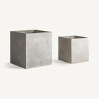 Macetero J/2 — Terracota gris