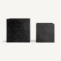 Macetero J/2 — Terracota negro