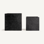 Macetero J/2 — Terracota negro