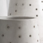 Macetero J/3 — Cemento blanco roto