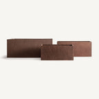 Macetero J/3 — Fibrocemento bronce