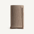 Macetero Jacquard — Madera de mango marrón