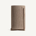 Macetero Jacquard — Madera de mango marrón