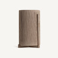 Macetero Jacquard — Madera de mango marrón