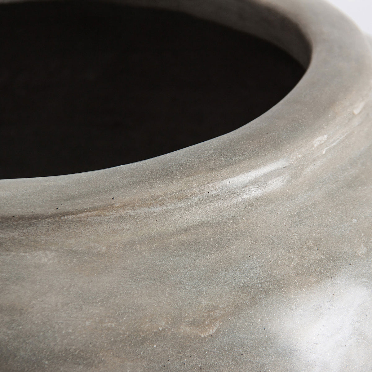 Macetero Moon — Terracota gris