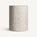 Mesa auxiliar Albenga — Terrazo blanco