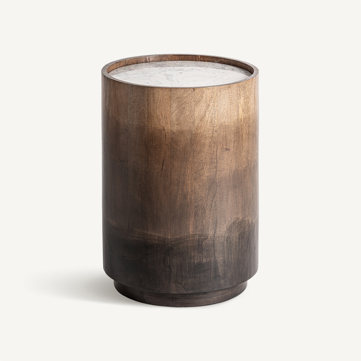 Mesa auxiliar Arneke — Madera de mango marrón