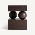 Mesa auxiliar Arriach — Madera de olmo wengué
