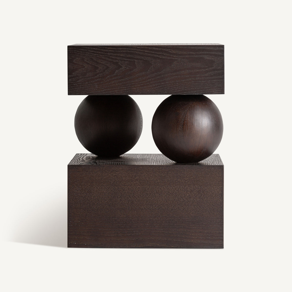 Mesa auxiliar Arriach — Madera de olmo wengué