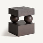 Mesa auxiliar Arriach — Madera de olmo wengué