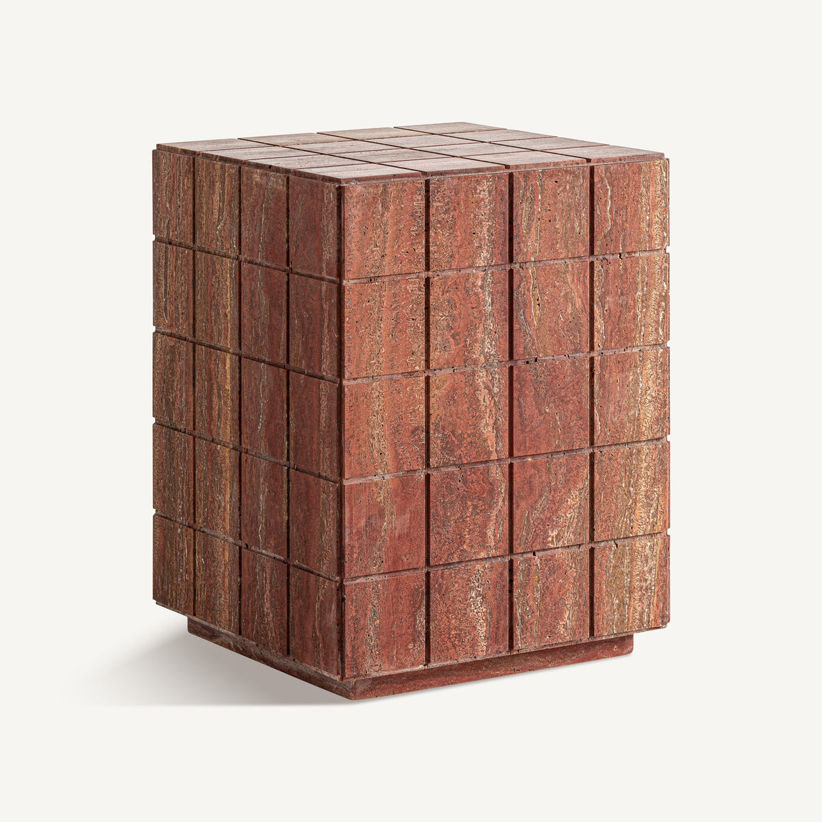 Mesa auxiliar Auxiliar — Travertino terracota