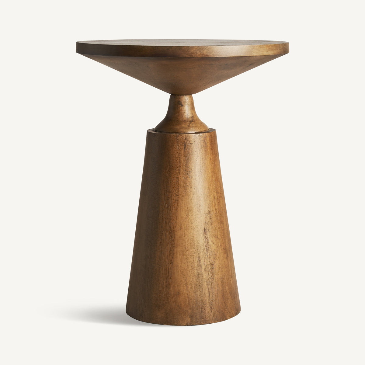 Mesa auxiliar Beaune — Madera de mango marrón