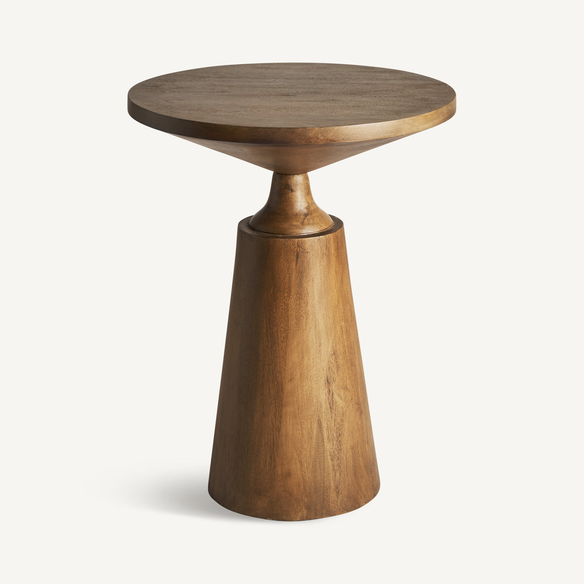 Mesa auxiliar Beaune — Madera de mango marrón