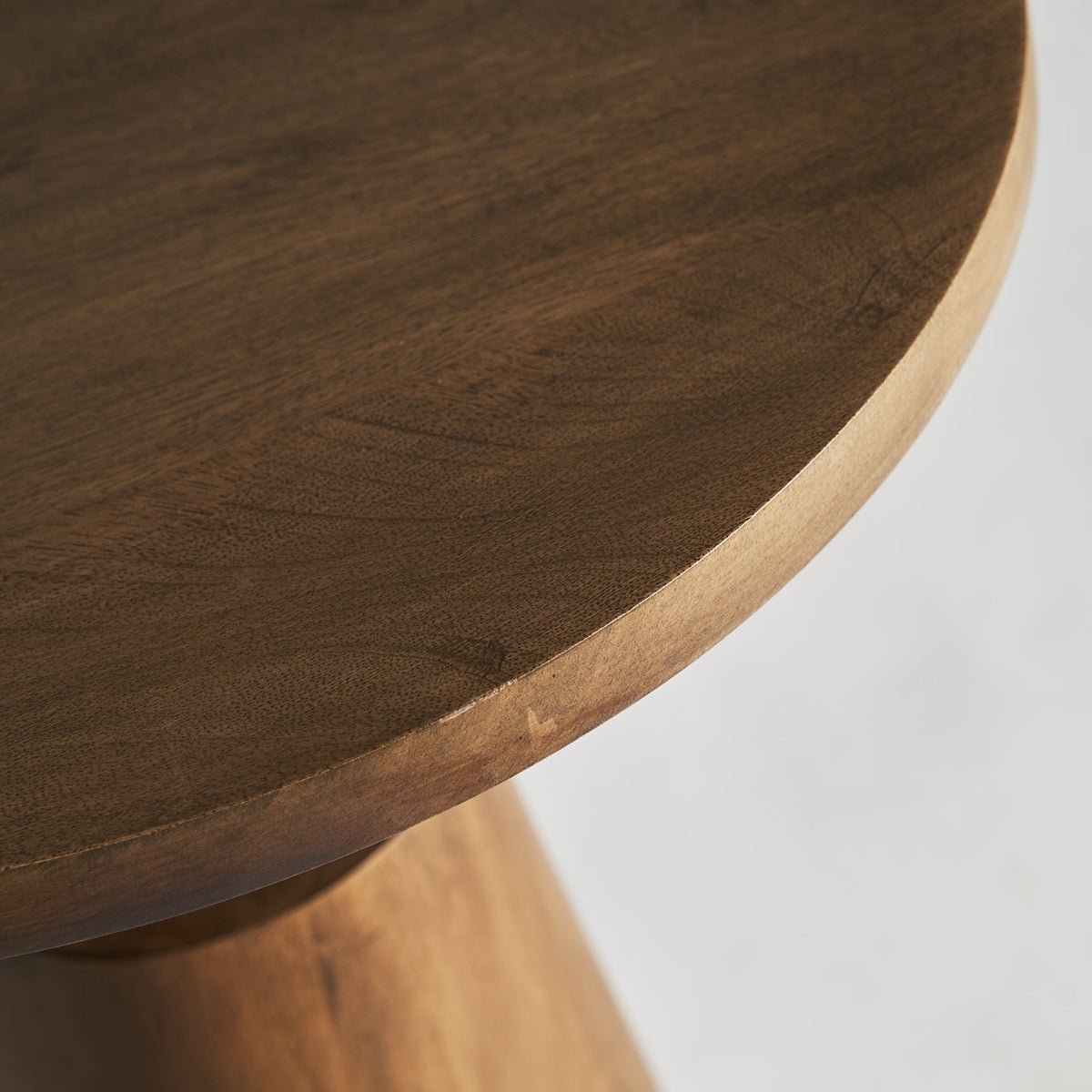 Mesa auxiliar Beaune — Madera de mango marrón