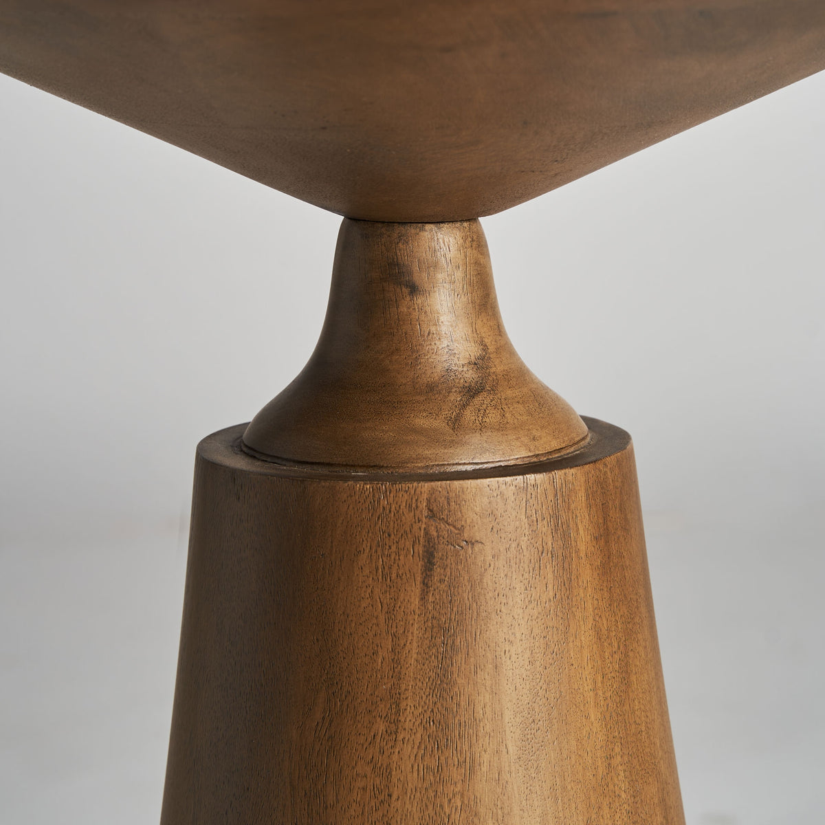 Mesa auxiliar Beaune — Madera de mango marrón