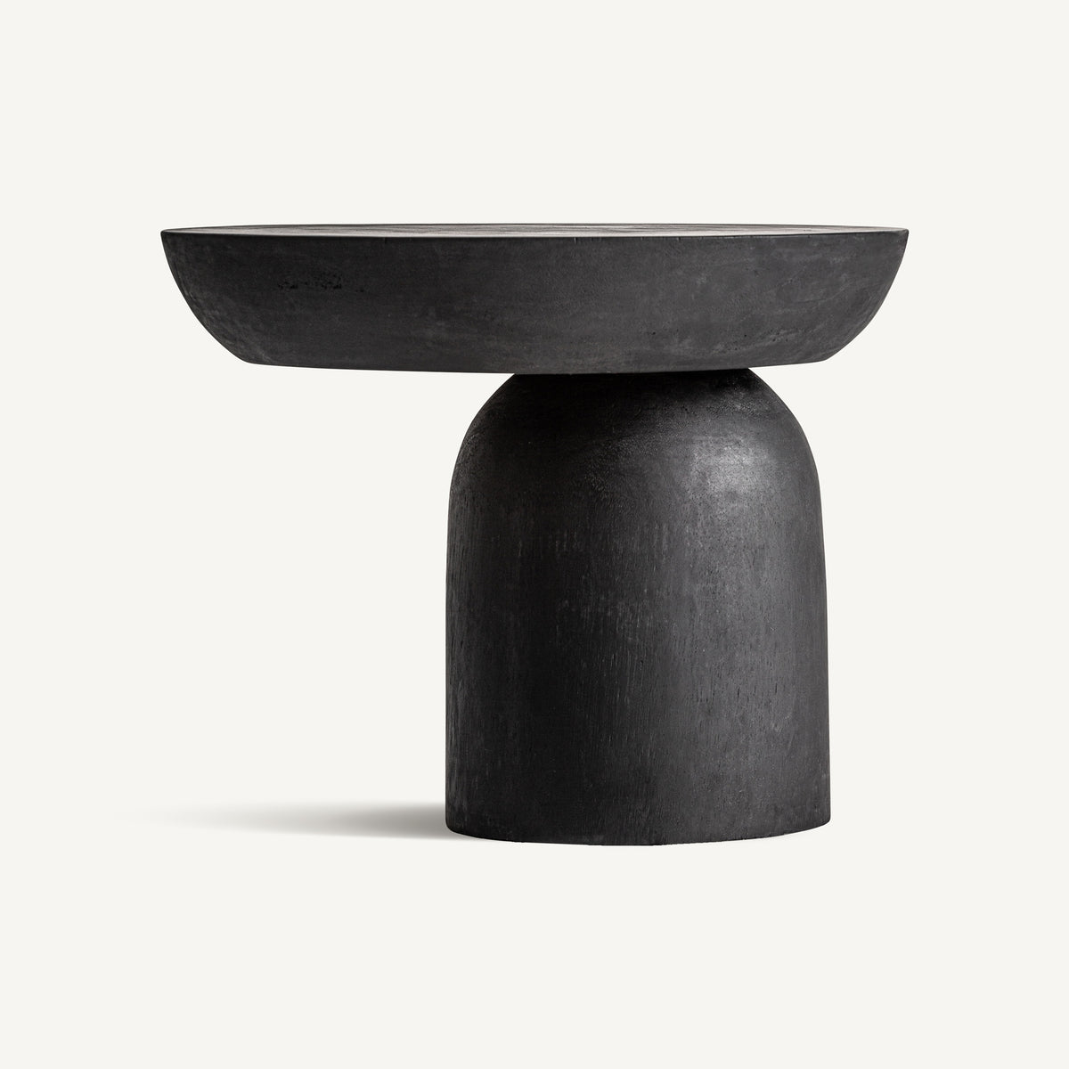 Mesa auxiliar Betroka — Madera suar negro